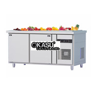 Bàn salad quạt gió 2 cánh inox BSQ.2MI1576