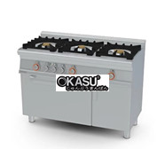 Bếp 3 họng kết hợp lò nướng đa năng dùng điện LOTUS CFM3-612GEMV