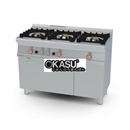 Bếp gas 3 họng có lò nướng Lotus CF3-612GEMV