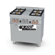 Bếp âu 4 hong có lò nướng Lotus CF4-68G