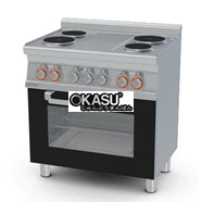 Bếp điện từ 3 pha có lò nướng Lotus CF4-68ET