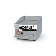 Bếp chiên mặt rãnh mạ crom dùng gas Lotus FTRT-64GS