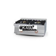 Bếp âu 2 đầu đốt dùng gas Lotus PC2T-68G