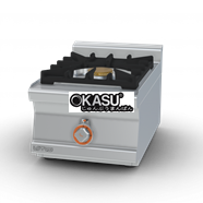 Bếp âu 1 đầu đốt dùng gas Lotus PC1T-64G