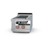 Bếp điện 2 mâm nhiệt vuông Lotus PCQT-74ET