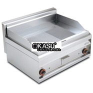 Bếp chiên phẳng dùng điện 1/2 rãnh + 1/2 nhẵn Lotus FTLR-8ET