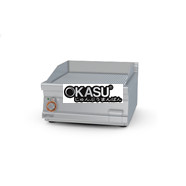 Bếp rán điện có rãnh mạ crom Superchrome Lotus FTRT-76ETS