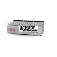 Bếp âu 6 đầu đốt dùng gas Lotus PCT-712GP