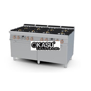 Bếp âu 8 đầu đốt kèm lò nướng gas Lotus CF8-916G