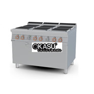 Bếp âu 6 đầu đốt kèm lò nướng điện Lotus CFQ6-912ET