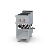 Bếp âu 2 họng trên tủ dùng điện Lotus PCQ-94ET