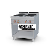 Bếp âu 4 họng trên tủ dùng điện Lotus PC-98ET