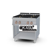 Bếp âu 4 đầu đốt trên tủ dùng gas Lotus PC-98G