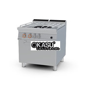 Bếp gas Paellero trên lò nướng gas Lotus PAF-98G