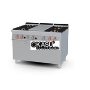 Bếp gas kèm lò nướng gas Lotus TPF4-912G