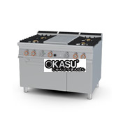 Bếp gas kèm lò nướng điện Lotus TPFV4-912GEV