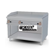 Bếp nướng gas Fry-top trơn trên tủ mở Lotus FTL-912G