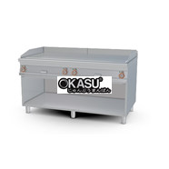 Bếp rán điện mạ crom mịn Superchrome trên tủ mở Lotus FTL-916ETS