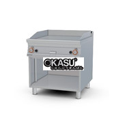 Bếp nướng gas phủ crôm Superchrome trên tủ mở Lotus FTL-98GS