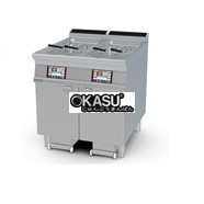 Máy chiên điện tử gas Lotus F2/21-98GD