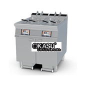 Máy chiên điện tử gas Lotus F2/21-98GDPS