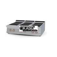 Bếp âu 6 họng dùng điện Lotus PCQT-912ET