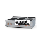 Bếp âu 6 họng dùng điện Lotus PCT-912ET