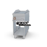 Bếp nướng điện có mặt phẳng mạ crôm Superchrome trên tủ mở Lotus FTL-114ETS