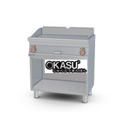 Bếp rán điện mạ crôm mịn Superchrome trên tủ mở Lotus FTL-558ETS