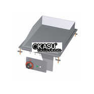 Bếp rán điện có rãnh mạ crôm Superchrome Lotus FTRD-64ETS