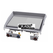 Bếp chiên gas 1/2 rãnh + 1/2 mặt nướng mạ crôm mịn Superchrome Lotus FTLRD-89GS