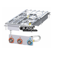 Bếp gas 2 đầu đốt Lotus PCAD-84G