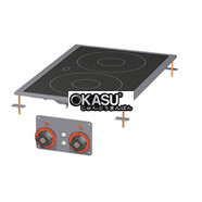 Bếp điện 2 vùng nấu Lotus PCCD-64ET