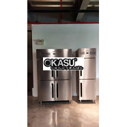 Tủ đông 4 cánh inox Klaus KUF-C-4HD