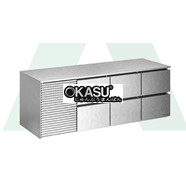 Bàn mát 6 ngăn kéo Klaus FOH-DC-3N