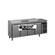 Bàn mát Salad 2 ngăn Hoshizaki Premier K 4 SL DL DL DL DR LE