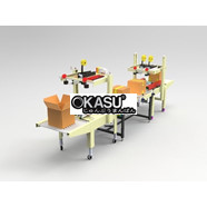Dây chuyền dán thùng carton tự động kiểu chữ H