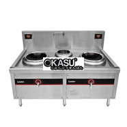 Bếp điện từ lõm đôi có chân + bồn nước LT-X400II-E112Y (E115Y) (E118Y)