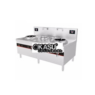 Bếp điện từ 2 vùng nấu mặt lõm kèm 2 bồn rửa Lestov LT-X300Ⅱ-E108S