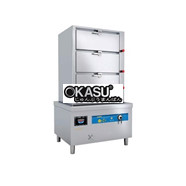 Tủ hấp điện từ 3 tầng Lestov LT-HI-E135