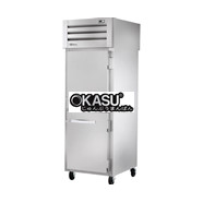 Tủ lạnh cửa xoay nửa trước/sau bằng kính Pass-Thru Solid với chất làm lạnh hydrocarbon TRUE STA1RPT-2HS-1G-HC