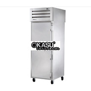 Tủ lạnh cửa xoay phía trước/sau bằng kính Pass-Thru TRUE STR1RPT-1S-1G-HC