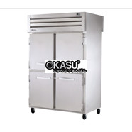 Tủ lạnh cửa xoay nửa trước/sau dạng rắn Pass-Thr TRUE STA2RPT-4HS-2S-HC