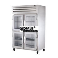 Tủ lạnh cửa xoay nửa kính Reach-In TRUE STG2R-4HG-HC