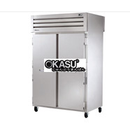 Tủ lạnh cửa xoay phía trước/sau bằng kính Pass-Thru TRUE STG2RPT-2S-2G-HC