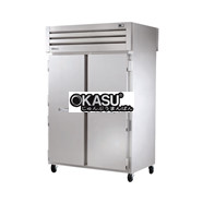 Tủ lạnh cửa xoay phía trước chắc chắn/sau bằng kính Pass-Thru TRUE STR2RPT-2S-2G-HC