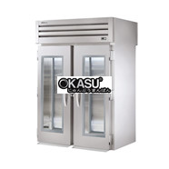 Tủ lạnh cửa xoay phía trước bằng kính/cửa xoay phía sau chắc chắn True STR2RRT-2G-2S