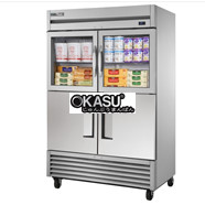 Tủ lạnh cửa xoay nửa cánh kết hợp Reach-In TRUE TS-49-2-G-2-HC~FGD01