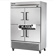 Tủ lạnh cửa xoay nửa chắc chắn bằng thép không gỉ Reach-In TRUE TS-49-4-HC