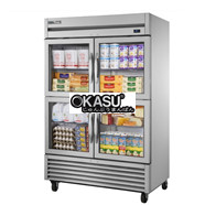 Tủ lạnh cửa xoay nửa cánh kính Reach-In TRUE T-49G-4-HC~FGD01